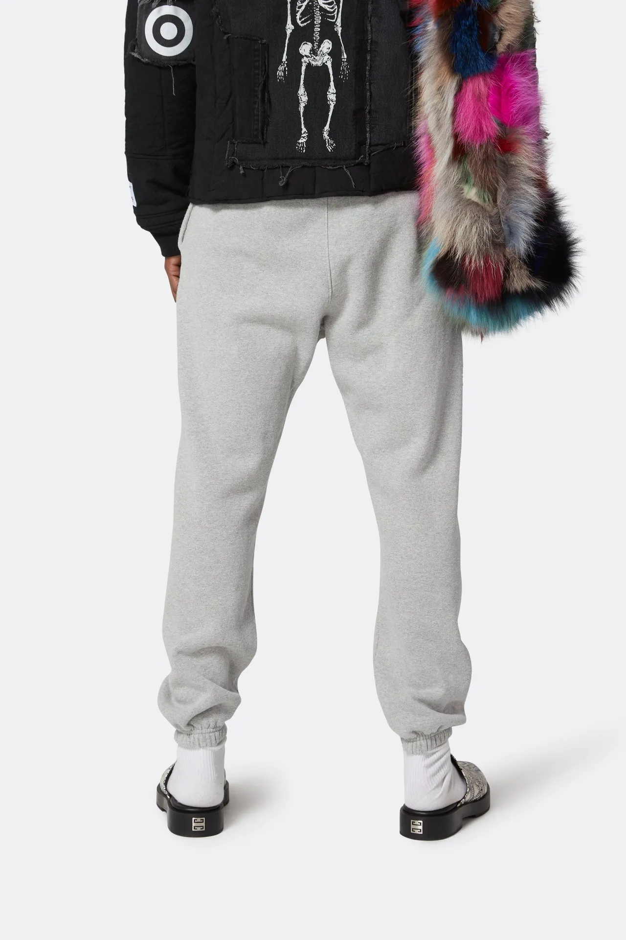 GALLERY DEPT. ENGLISH LOGO SWEAT PANTS E English basic logo sweatpants Vintage washed trousers floral gray S-XL